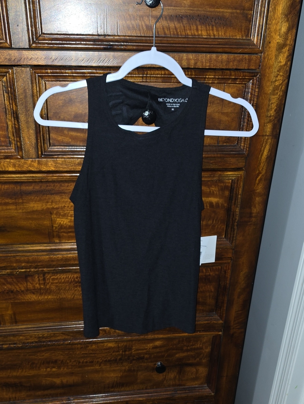 Beyond Yoga Open Back Tank Top. Sz XS, Space Dye! Nwts DRKNT!